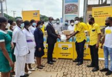 MTN Ghana Foundation donates 88,000 face masks to health workers