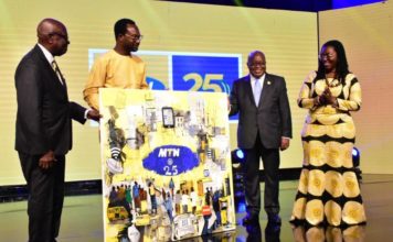 President Akufo-Addo gives MTN “a big Ayekoo” @25