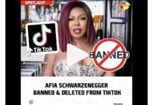 TikTok bans Afia Schwar’s account with over 450,000 followers