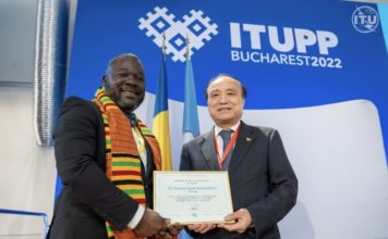 Kwame Baah-Acheamfuor recognized for leadership role at ITU Plenipotentiary Confab