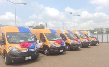 MultiChoice Ghana Presents Brand New Vans to Trade Partners