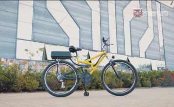 Video: Academic City students manufacture electric bicycle