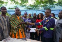 Ghana Link donates items, cash worth GHS550,000 to Akosombo Dam spillage victims; vows to do more…