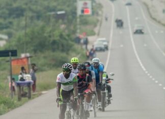 Photos: Success In Motion bike challenge takes off