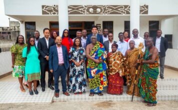 Telecel Ghana bosses visit Essikado Traditional Council