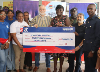 AT Ghana donates GHS20,000 to 37 pediatric sickle cell unit