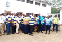 Bleoo ’80 donates assorted drugs to Accra Academy to mark golden jubilee
