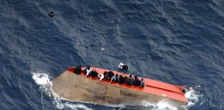 Four migrants survive five days at sea after vessel capsized off Libya