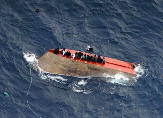 Four migrants survive five days at sea after vessel capsized off Libya