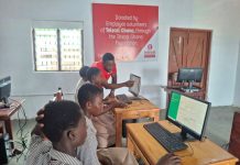 Telecel employees drive digital inclusion with ICT Lab upgrade in Bamboi