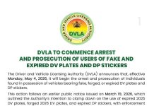 Drivers with fake, expired DV plates to be arrested from May 4 – DVLA