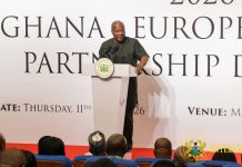 Interior Minister joins President Mahama at Ghana-EU partnership dialogue to tackle crime, trade and migration