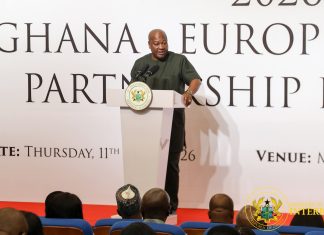 Interior Minister joins President Mahama at Ghana-EU partnership dialogue to tackle crime, trade and migration