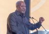 Prez Mahama cuts sod for 24-Hour Economy Model Market in Juapong