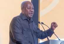Prez Mahama cuts sod for 24-Hour Economy Model Market in Juapong