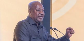 Prez Mahama cuts sod for 24-Hour Economy Model Market in Juapong