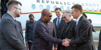 Prez Mahama arrives in Belarus for state visit, explores agricultural and industrial opportunities