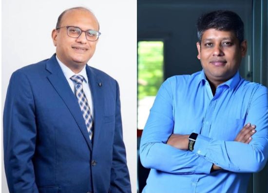 Roshaan Kulpoo, Vice President for Africa, Xoxoday (left) and Sumit Khandelwal, CEO of Xoxoday (right)