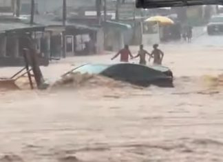 Ministry of the Interior urges public to stay indoors as flooding hits parts of Ghana