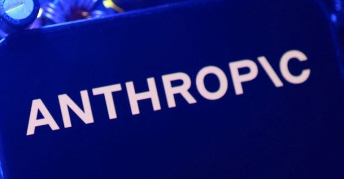 Illustration shows Anthropic logo