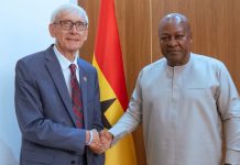 Prez Mahama, Wisconsin Governor explore trade and agricultural partnerships