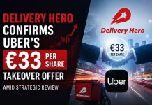 Uber pauses European Uber Eats expansion as ‘Delivery Hero’ takeover pursuit gathers pace
