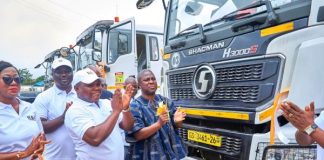 SSNIT commissions new vehicles for trust logistics