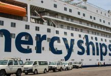 Global Mercy arrives in Tema for 10-month medical mission in Ghana