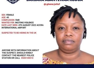 Police declare ‘Ghana Jollof’ TikTok operator Barbara Asantewaa Kodua wanted