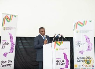 Minister launches Girls-In-ICT open day, urges girls to lead Ghana’s digital future