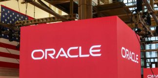 Oracle rises as Intel, Merck lead declines in Monday trading