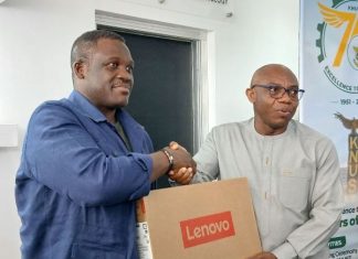 Sam George delivers 2,000 additional laptops to KNUST for 40 new learning centres