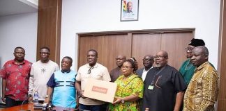 UHAS receives 200 laptops from Sam George, GIFEC to boost digital skills training